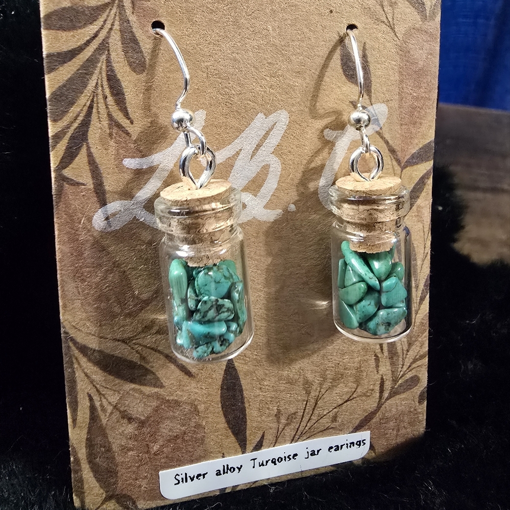Turquoise Stone Earrings